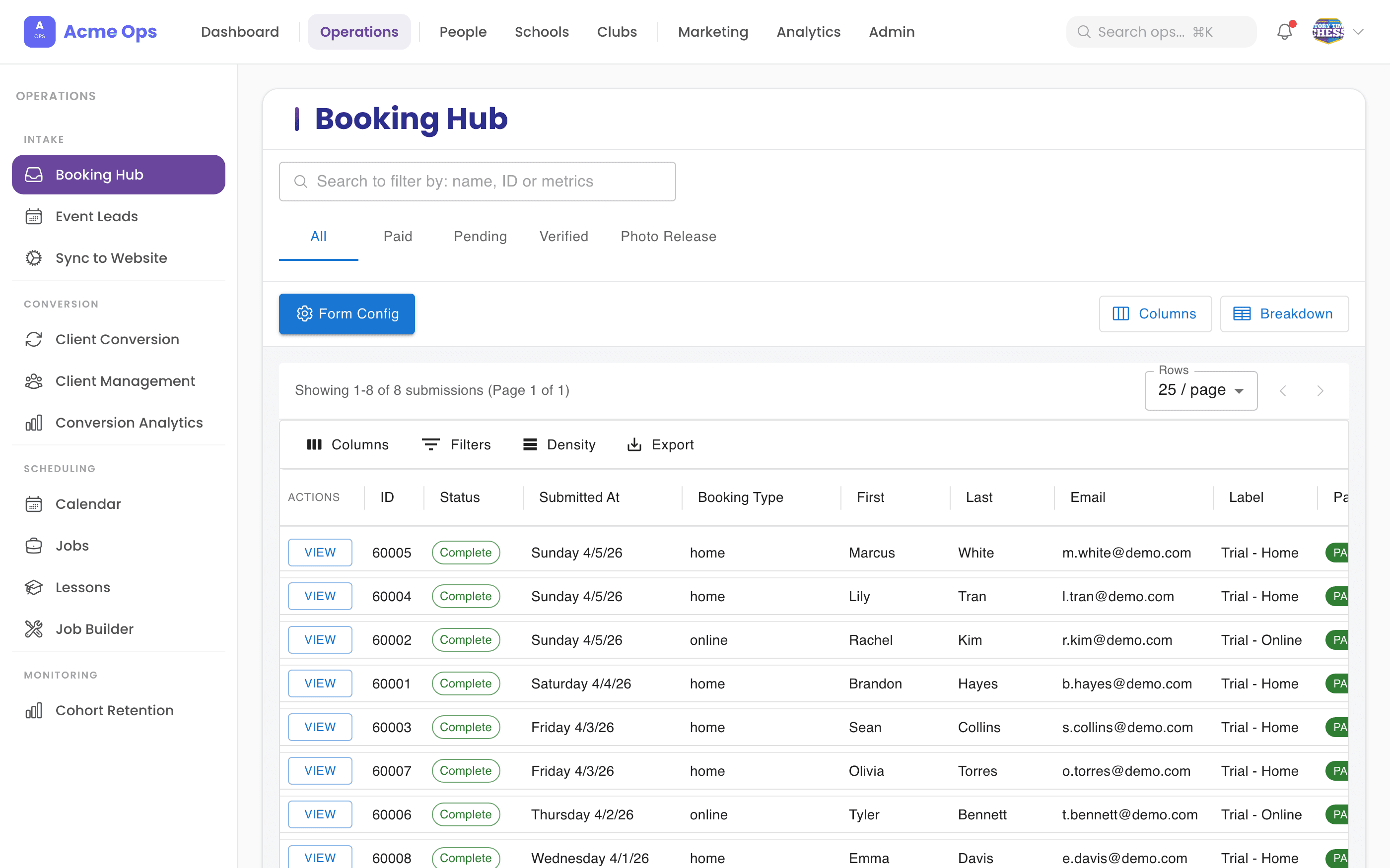 Client Conversion Tracker — Sales pipeline with multi-stage prospect management