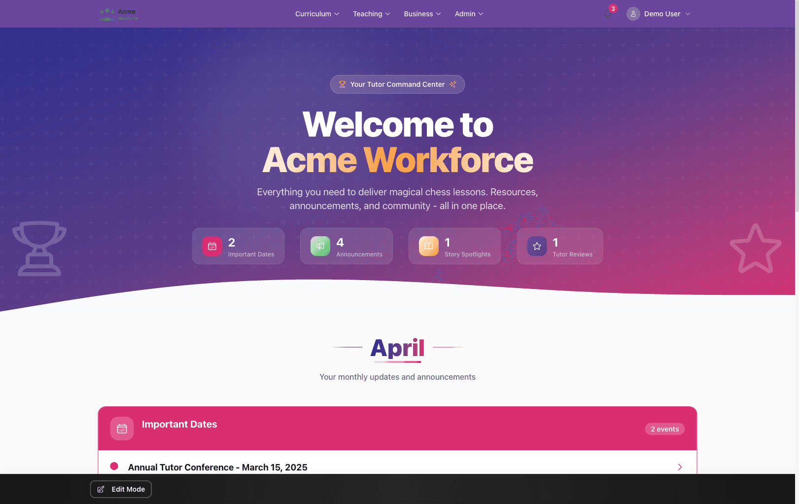 Workforce Training Portal